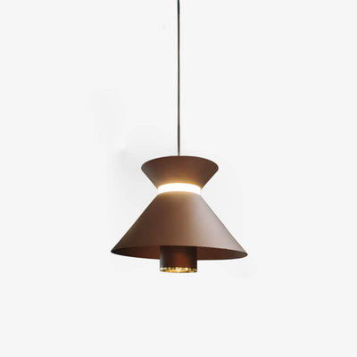 Modern Minimalist Solid Color Aluminum LED Island Light Chandelier