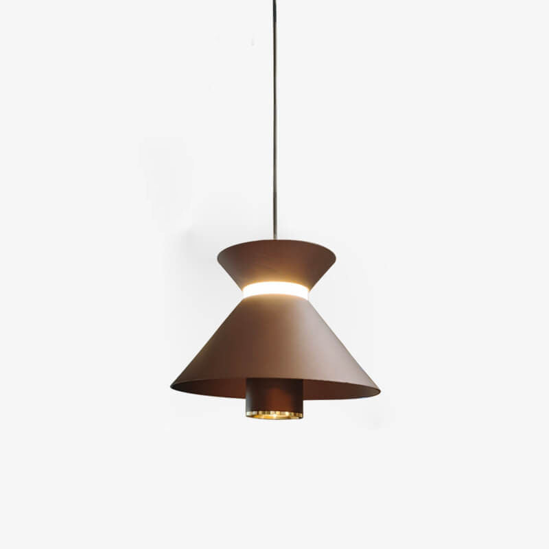 Modern Minimalist Solid Color Aluminum LED Island Light Chandelier