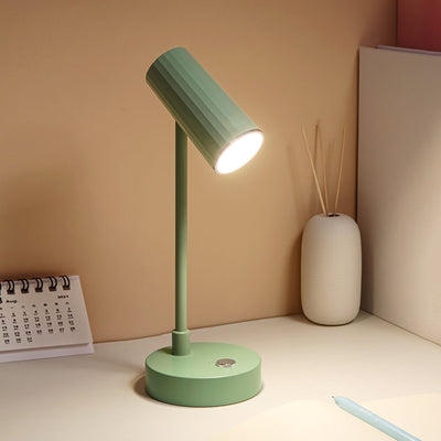 Nordic Minimalist Solid Color USB Rechargeable LED Reading Table Lamp