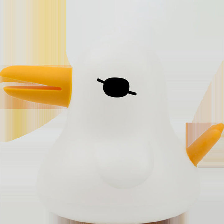 Lámpara de Mesa Decorativa LED Regulable con Temporizador Recargable de Silicona con Forma de Pájaro Kiwi de Dibujos Animados 