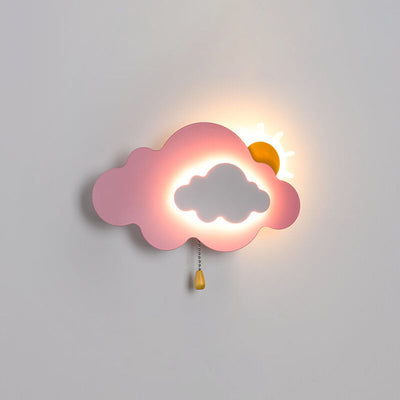 مصباح حائط LED سحابي حديث بتصميم بسيط 