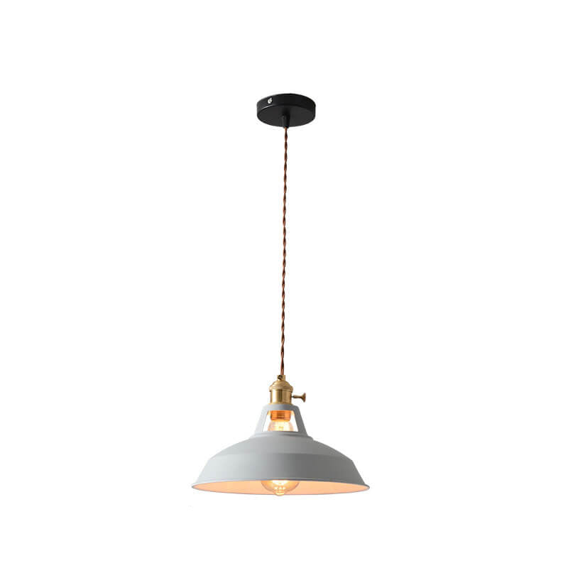 Modern Minimalist Macaroon Iron 1-Light Pendant Light