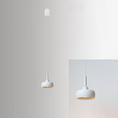 Nordic Minimalist Dome Aluminium LED einziehbare Pendelleuchte