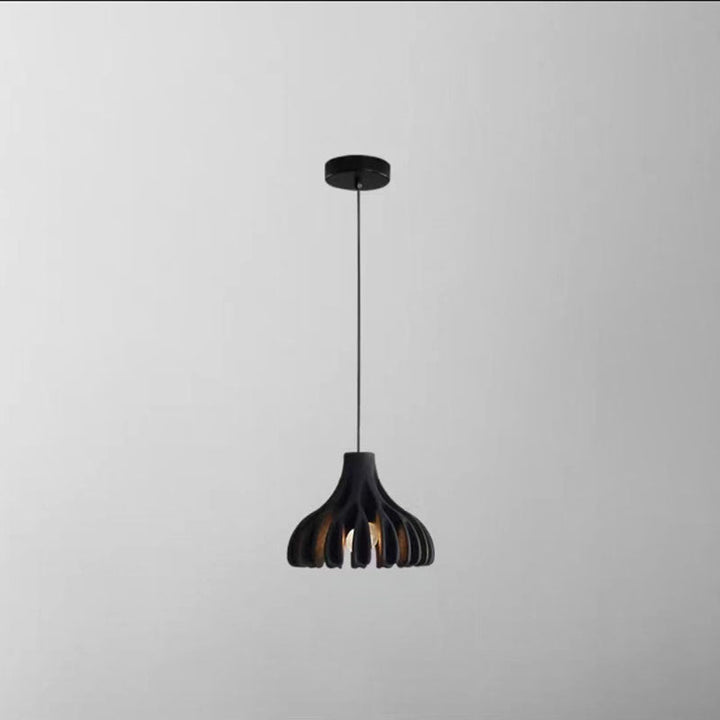 Contemporary Nordic Macaron Coral Resin Shade 1-Light Pendant Light For Dining Room