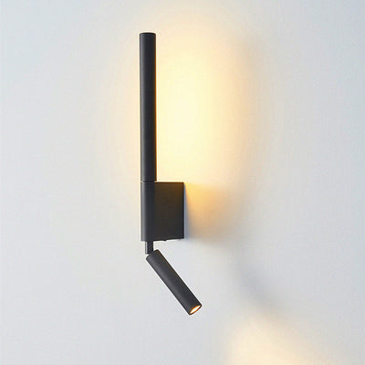 Modern Minimalist Aluminum Stirp Adjustable Spotlight LED Wall Sconce Lamp For Bedroom