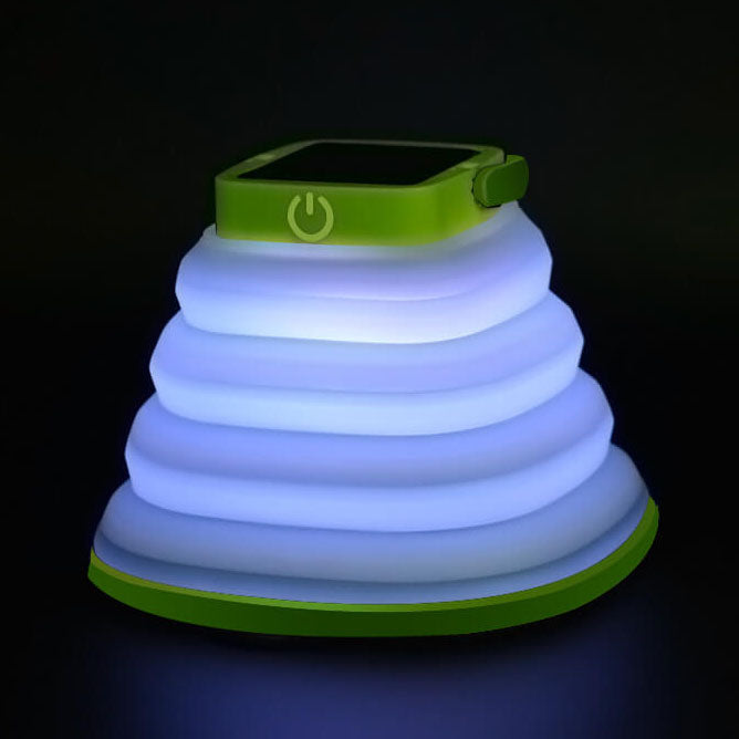 Contemporary Creative Outdoor Solar Folding Cone Waterproof Camping LED Outdoor Light for Outdoor Patio