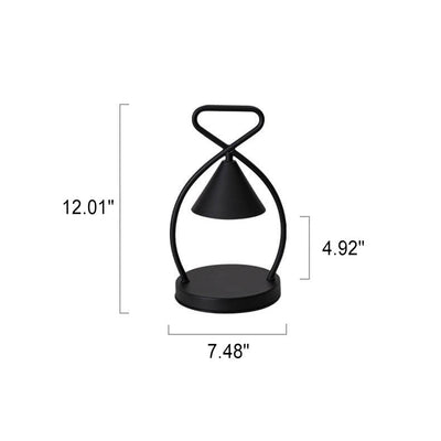 Lampe de Table Nordic Creative Geometric Iron 1 Lumière Cire Fondue 