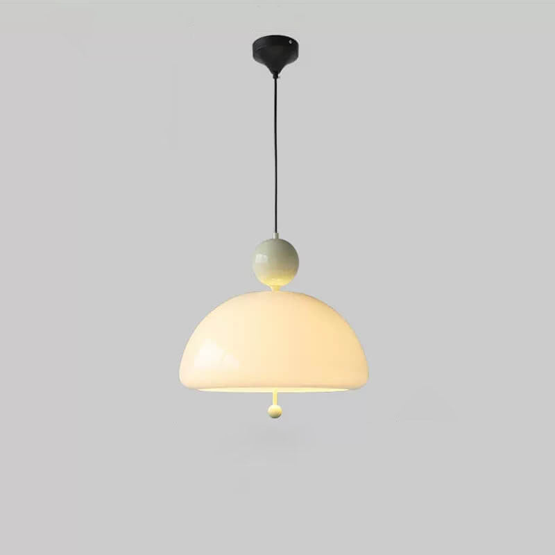 Moderne Einfachheit Floraler Glasschirm Kugel Dekor 3-Leuchten Pendelleuchte für Wohnzimmer 