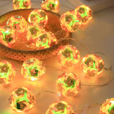 Modern Roses Decorated USB LED Colored String Lights