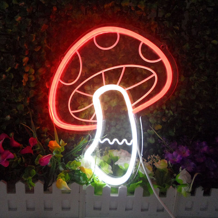 Creative Mushroom Light LED USB Decorative Neon Light