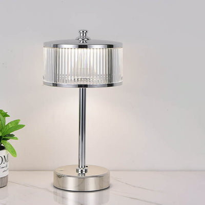Lampe de table ambiante tactile LED rechargeable en acrylique de luxe créatif 