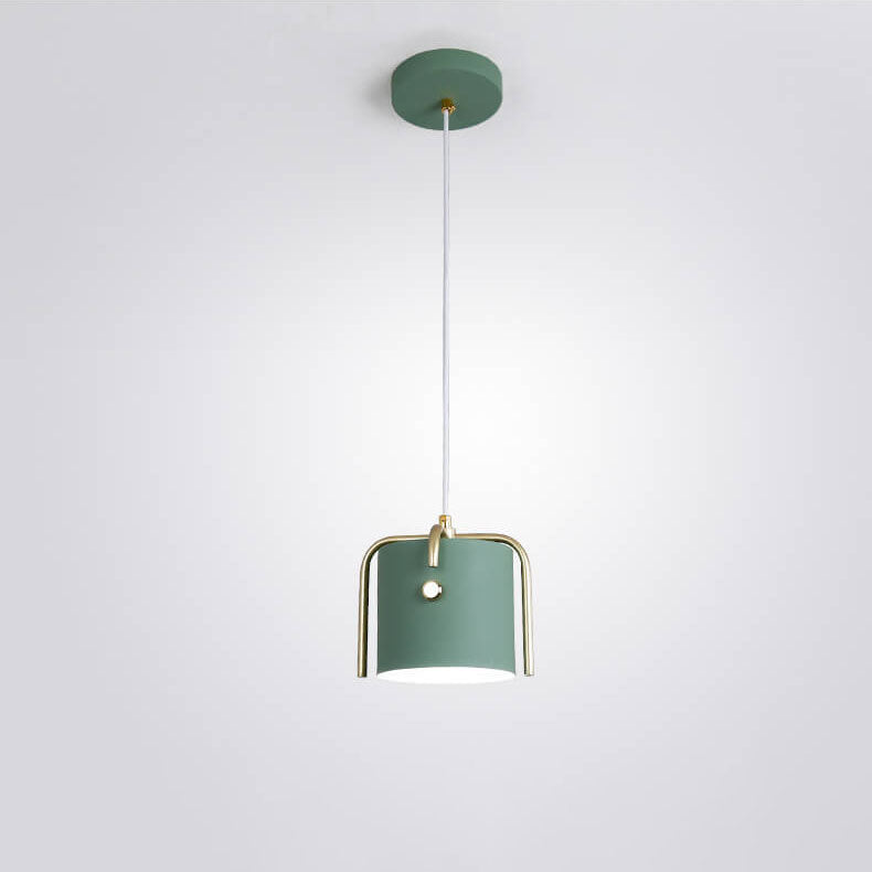 Nordische, minimalistische, einfarbige, schmiedeeiserne 1/3-Licht-Insel-Pendelleuchte
