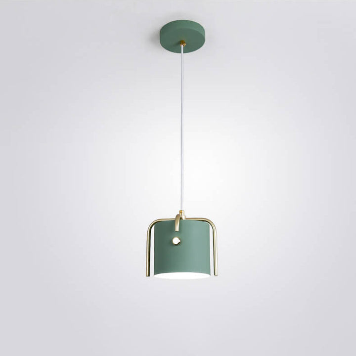 Nordische, minimalistische, einfarbige, schmiedeeiserne 1/3-Licht-Insel-Pendelleuchte