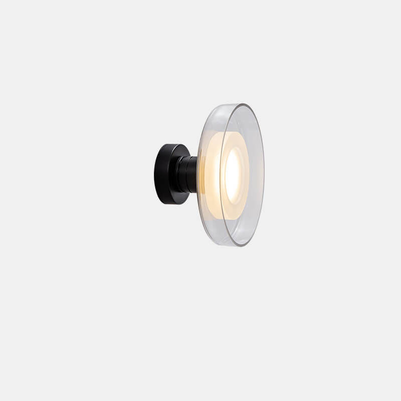 مصباح حائط LED زجاجي دائري بتصميم قديم من الشمال 