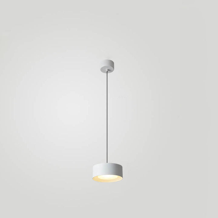 Moderne minimalistische LED-Pendelleuchte mit rundem Kopf aus Eisen