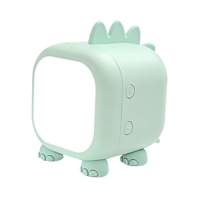 Creative Silicone Dinosaur Square USB LED Night Light Table Lamp