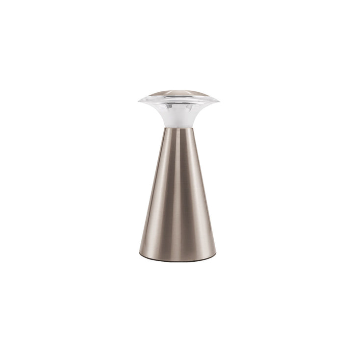 Lampe de table USB LED colonne acrylique champignon de luxe créatif 