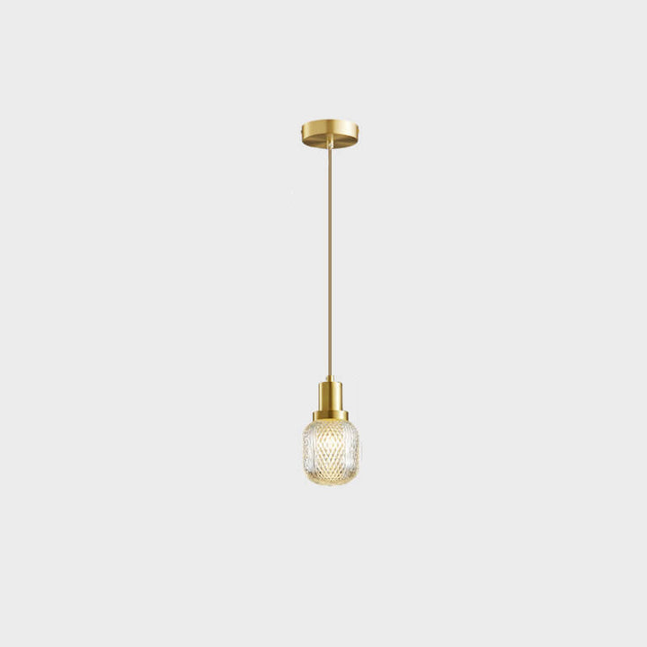 Moderne, minimalistische, kreative 1-Licht-Pendelleuchte aus Kupfer 