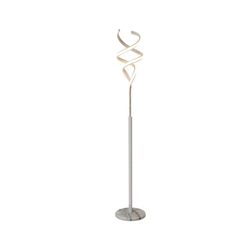Nordic Minimalist Spiral Line LED Standing Floor Lamp
