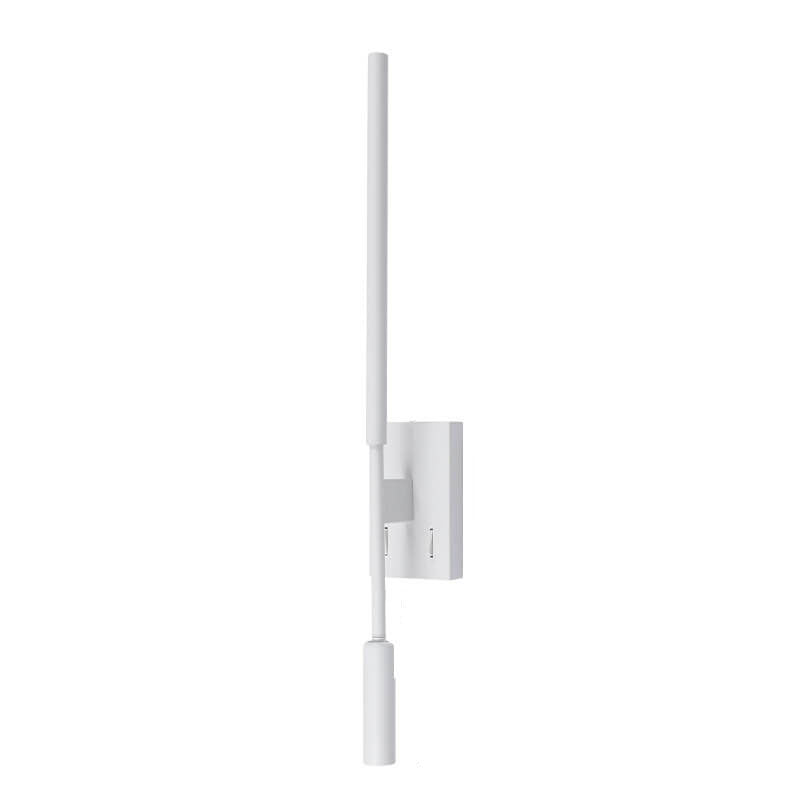 Lámpara de pared LED con aplique de lectura de moldura acrílica moderna 