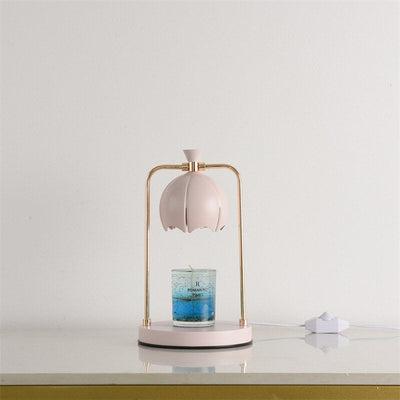 Modern Orchid Metal Aromatherapy Melting Wax 1-Light Table Lamp