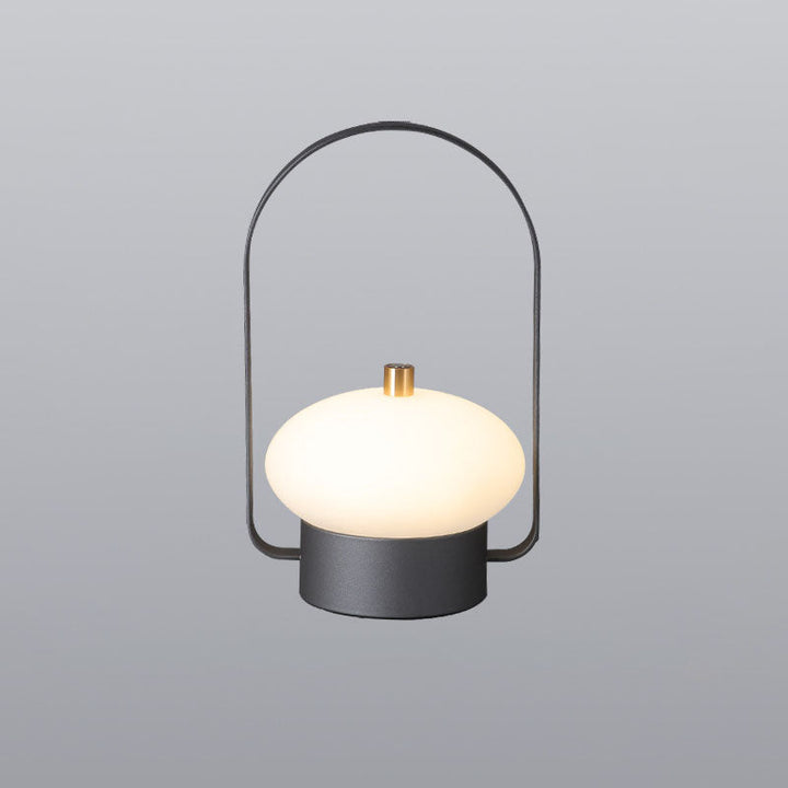 Modern Minimalist Aluminum Iron PE Portable Night Light Outdoor Rechargeable LED Table Lamp