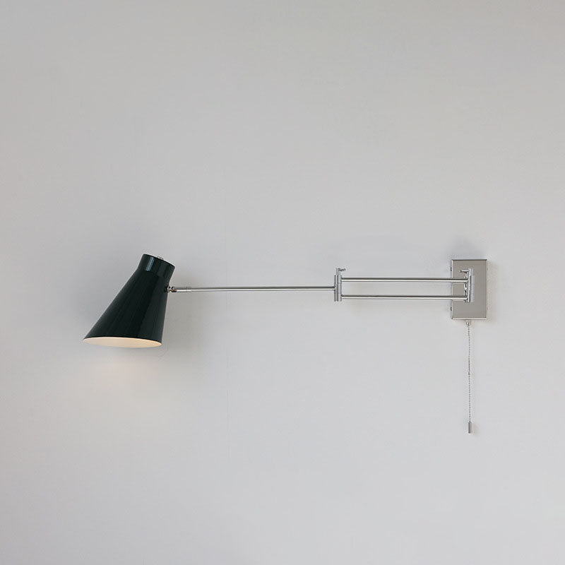 Contemporary Nordic Horn Cone Iron Rotating 1-Light Wall Sconce Lamp for Living Room