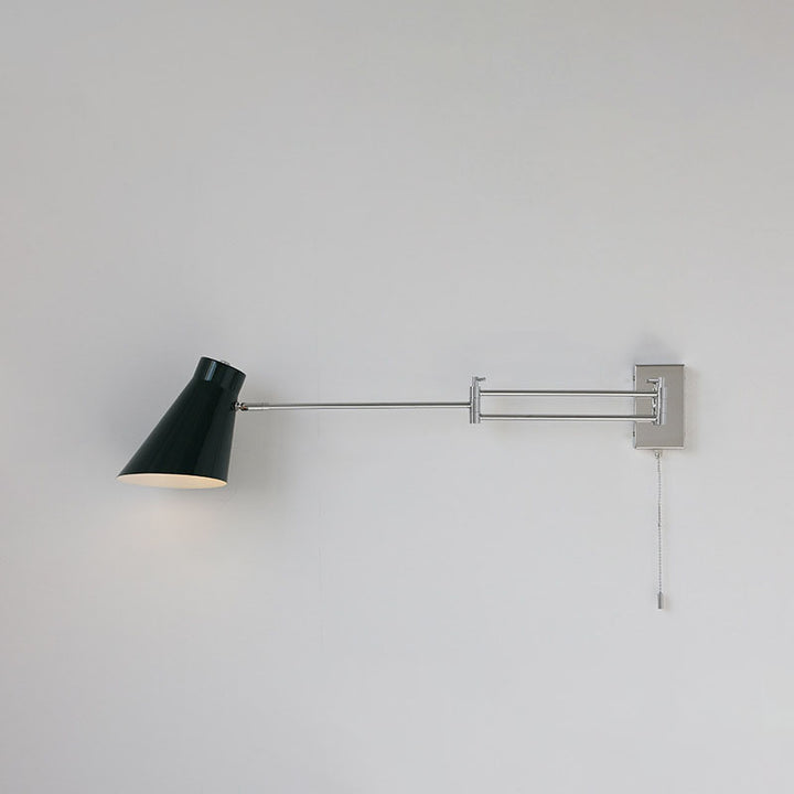Contemporary Nordic Horn Cone Iron Rotating 1-Light Wall Sconce Lamp for Living Room
