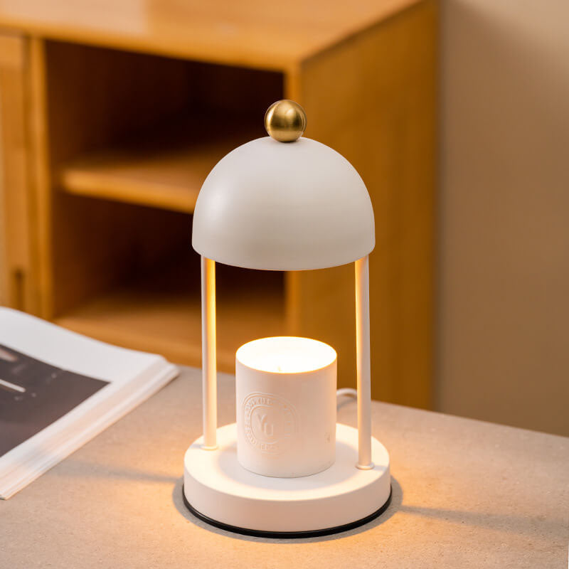 Modern Simple Iron Dome 2-Light Melting Wax Table Lamp