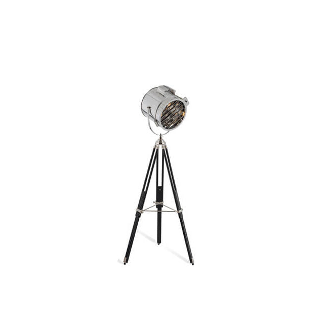 Industrial Simple Tripod Searchlight 1-Light Standing Floor Lamp