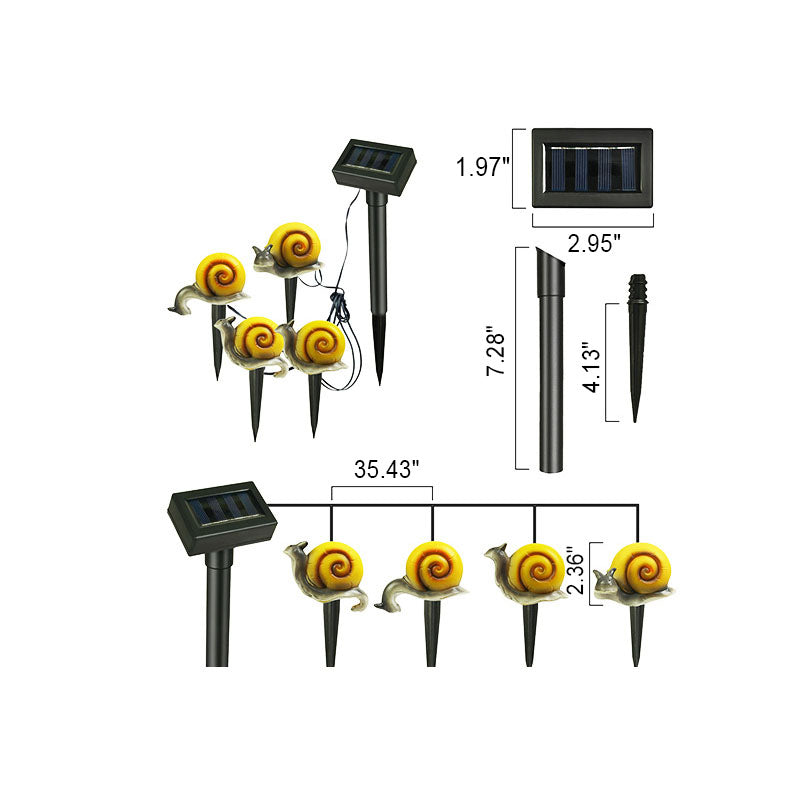 Moderne kreative dekorative Solar-Rasen-LED-Gartenboden-Einsatz-Landschaftslicht im Freien 