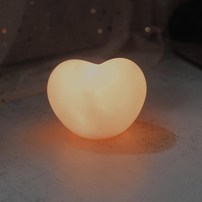 Modern Silicone Creative Heart LED Night Light Table Lamp