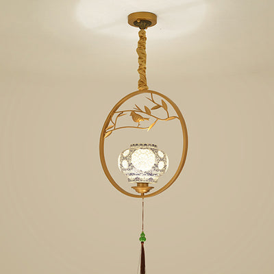 Modern Decorative Ceramic Teacup 1-Light Pendant Light