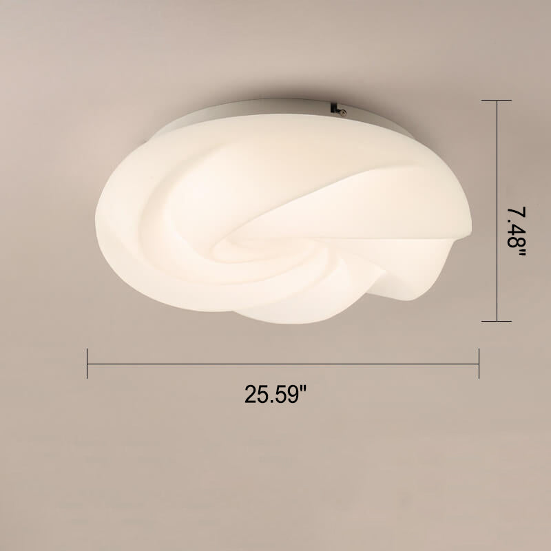 Creative Rose Cloud Design LED Flush Mount Light