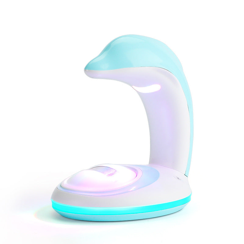 Kreative Delphin-Projektions-Regenbogen-LED-USB-Nachtlicht-Tischlampe 