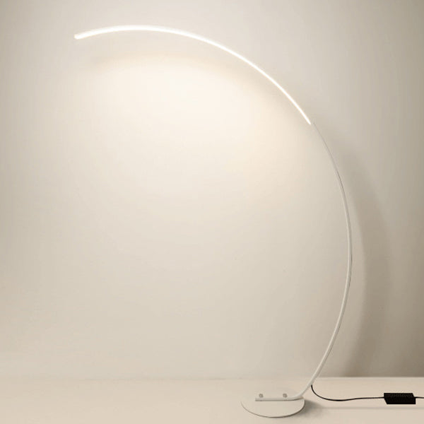 مصباح أرضي LED قائم من الألومنيوم والأكريليك بتصميم عصري بسيط على الطراز الشمالي لمعدات صيد الأسماك 