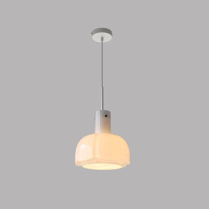 Vintage Glass Bud Design 1-Light Pendant Light