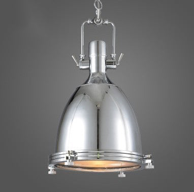 Retro Industrial 1-Light LED Wrought Iron Pendant Light