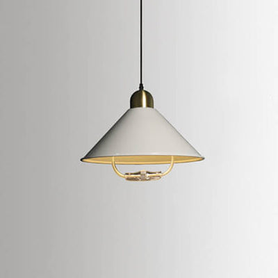 Moderne Teleskop-Pendelleuchte Macaron Cone Shade LED