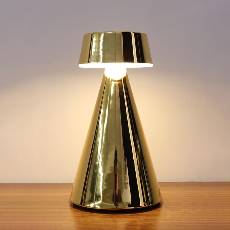 Lampe de table décorative LED à chargement USB en fer effilé créatif simple 