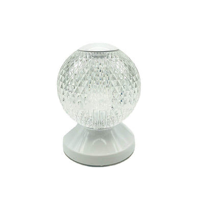 Modern Acrylic Tricolor Light Spherical Night Light LED Table Lamp
