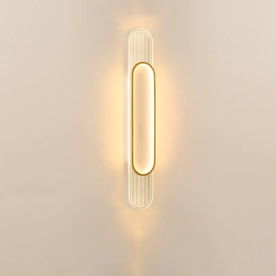 Creative Luxury Ring Acrylic Aluminum LED Wall Sconce Lamp