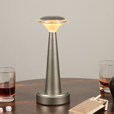 Lampe de table moderne à LED en acrylique et fer 