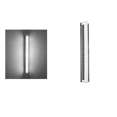 Lampe murale de jardin extérieure étanche moderne à LED solaire acrylique longue 