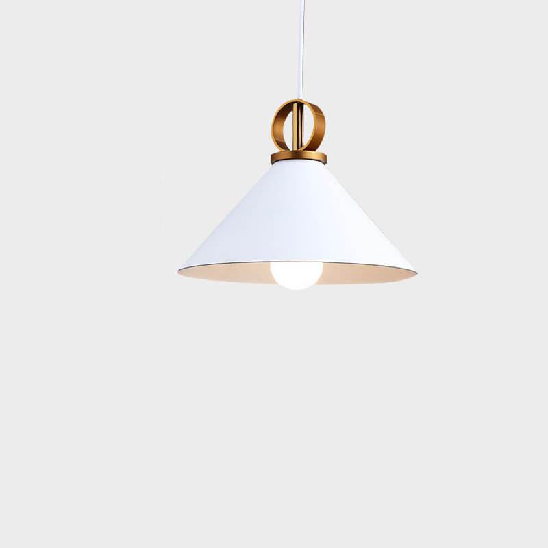 Modern Macaron Color Aluminum 1-Light Pendant Light