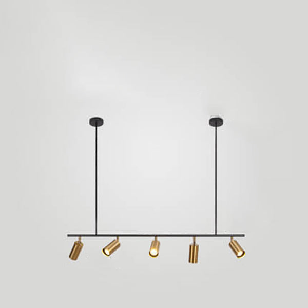 Modern Luxury Long Strip Spotlight 3/5 Light Chandelier