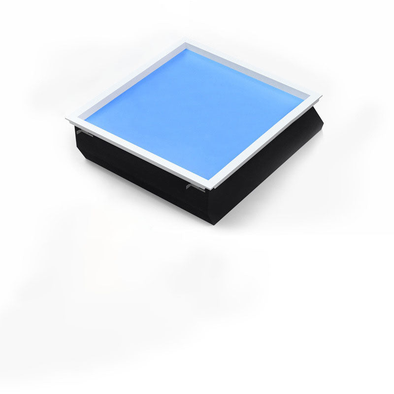 Plafonnier LED encastré bleu ciel moderne minimaliste intelligent en métal pour salon 