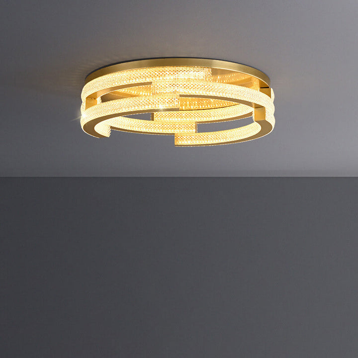 Moderne Acryl 3D Diamantmuster Design LED-Deckenleuchte 