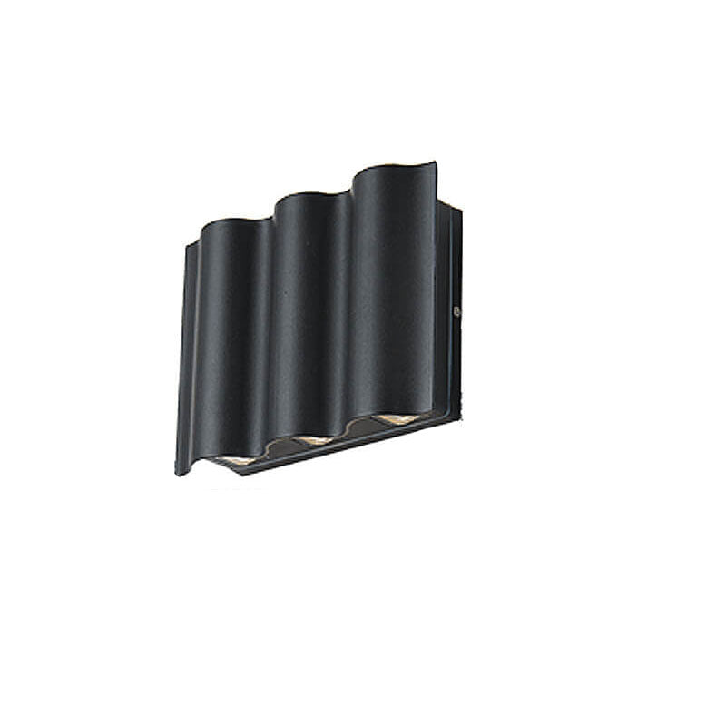 Lámpara Apliqué de Pared Exterior LED Impermeable de Aluminio de Ola Moderna 