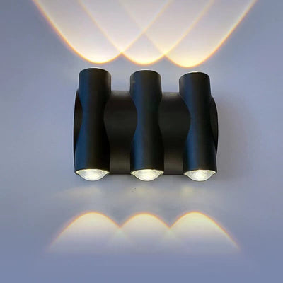 Modern Aluminum Telescope Waterproof Garden LED Outdoor Light Wall Sconce Lamp
